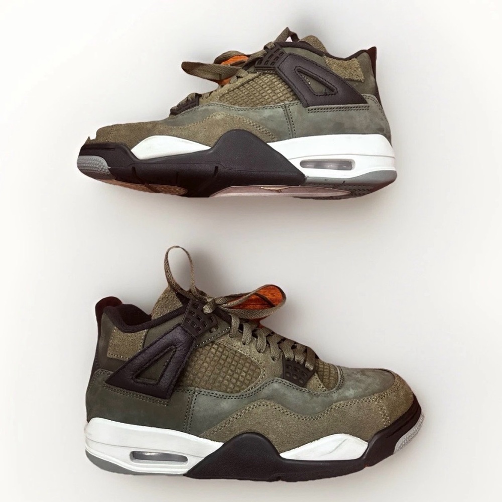 Air Jordan Retro 4 Craft SE Men's Olive Green Sneakers Size 8.5 FB9927-200